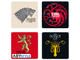 Подставки под напитки ABYstyle: Game of Thrones: Houses (4шт.)