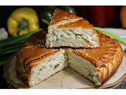 Пирог с яйцом и зеленым луком (1000 гр)