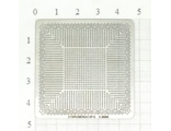 Трафарет BGA для реболлинга чипов компьютера ATI 215RGMDKA13FG 0,6мм