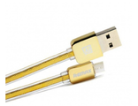 Кабель micro USB (USB A штекер - micro B штекер) 1м Remax RC-016m, золотой