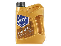 Моторное синтетическое масло NGN EXTRA 5W-50 1л