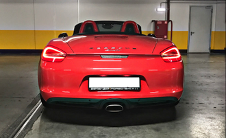 Porsche Boxter Cabrio (Красный)