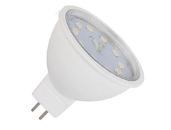 Лампа светодиодная Ecola MR16 GU5.3 220V 7W 2800K 2K 48x50 прозр. пласт./алюм. M2SW70ELC