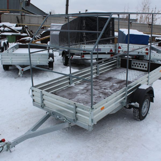 МЗСА 817711.022 Прицеп для транспортировки снегоходов и другой мототехники