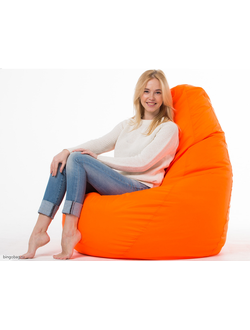 Кресло-мешок оранжевое (плащёвка)