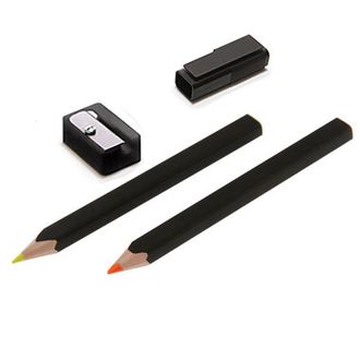 Набор Moleskine: 2 цветных карандаша + колпачок + точилка