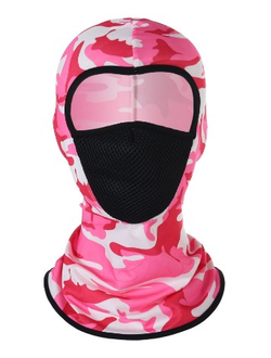 Подшлемник с сеткой TS хаки розовый