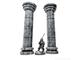 Stone columns (PAINTED)