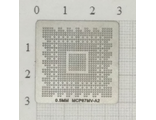 Трафарет BGA для реболлинга чипов компьютера NV MCP67MV-A2/MCP77MV-A2 0.5мм