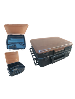 Ящик спиннингиста "ПРОФИ"/ черно-коричневый