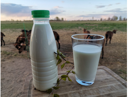 Молоко козье фермерское домашнее деревенское