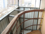 Сварочные работы и обшивка профлистом балкона