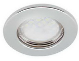 Ecola Light MR16 DL90 GU5.3 Светильник встр. плоский Хром 30x80 Артикул: FC1611EFY