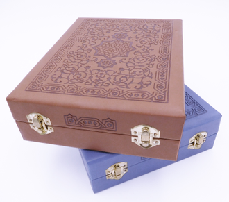 Коран на арабском языке в шкатулке из кожи купить сейчас