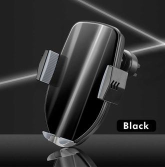 БЕСПРОВОДНАЯ SMART ЗАРЯДКА ДЛЯ СМАРТФОНА С АВТО ДОВОДЧИКАМИ EGO-1 BLACK