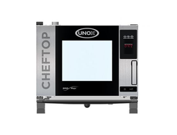 Пароконвектомат UNOX XEVC-0511-E1R (ONE) Сенсорная панель управления (инжектор, 5 уровней, GN 1/1, 675x750x773 мм, 7 кВт, 220/380 В)
