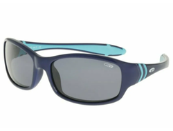 Детские солнцезащитные очки Goggle FLEXI E964-1 синие поляризационные