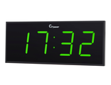 Настенные сетевые часы С-4011-Зеленые 88*36см