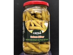 Перец маринованный, острый (Yakan Biber),180 гр. Cansa, Турция
