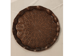 Медный поднос "Шоколад"  Турция арт.310-Т