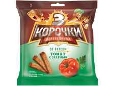 Сухарики &quot;3 корочки&quot; томат с зеленью, 40 гр