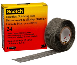 Scotch 24 Луженая Медная Лента для Экранирования и Заземления Scotch 24 Луженая Медная Лента для Экранирования и Заземления