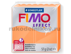 полимерная глина Fimo neon effect, цвет-orange 8010-401 (неоновый оранжевый), вес-57 грамм