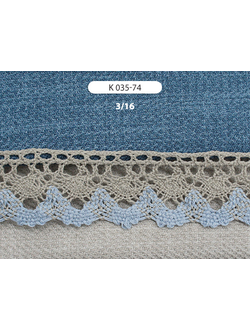 Арт. К035-74. Двухцветное кружево, пр-во Беларусь