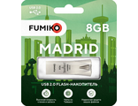 Флешка FUMIKO MADRID 8GB Silver USB 2.0