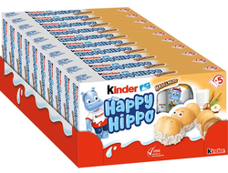 Батончик Kinder Happy Hippo Hazelnut 103гр (10 шт)
