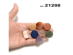 Чакровый набор натуральных камней арт.21298: 47,0гр - карандаш + 7 табл.