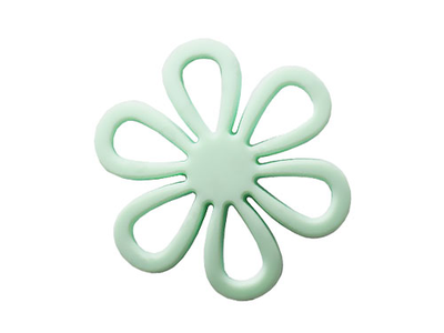 Магнит на штору "Ромашка", цвет мята