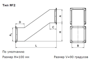 ПРЯМОУГОЛЬНЫЙ ВОЗДУХОВОД ОЦИНКОВКА - УТКА - 0,5-1,0