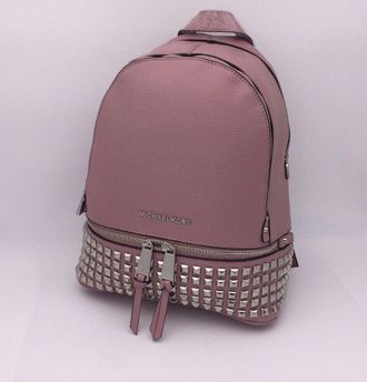 Рюкзак Michael Kors Rhea Zip Rivet Medium Pink / Розовый