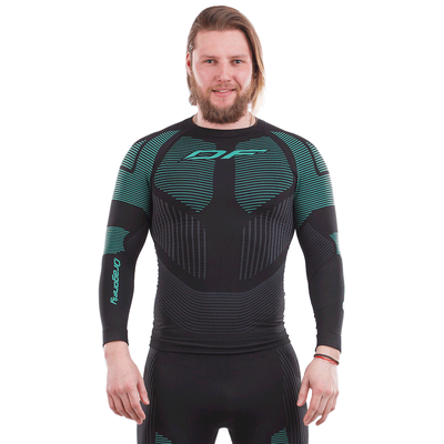 Термобелье Dragonfly 3DTHERMO GREEN с длинным рукавом