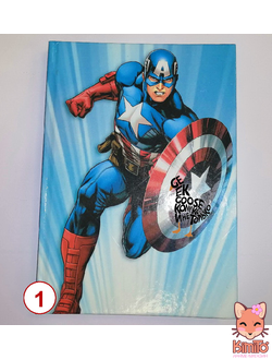 Капитан Америка   подарочный блокнот в ассортименте