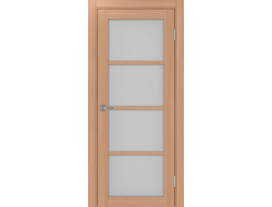 Межкомнатная дверь "Турин-540" ясень темный (стекло сатинато)