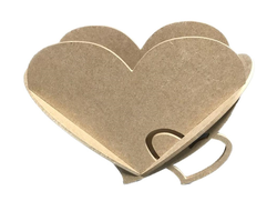 Подставка для хранения бумаг Сердце 250*350*180 из мдф