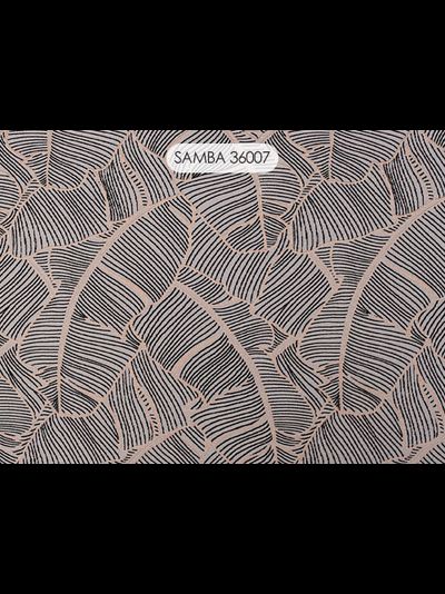 Samba, вискозная портьера с тропической темой узора