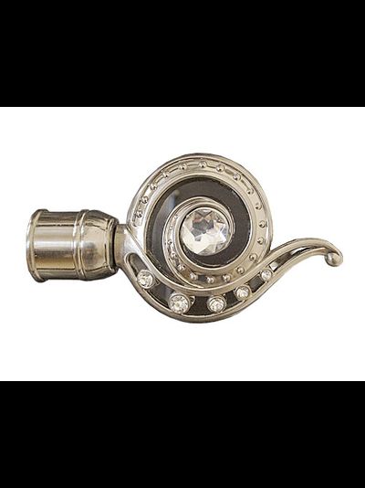 &quot;Улитка&quot;, наконечники со стразами. 25 мм