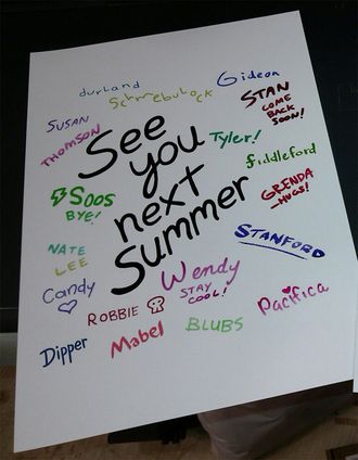 Плакат "See you next summer"