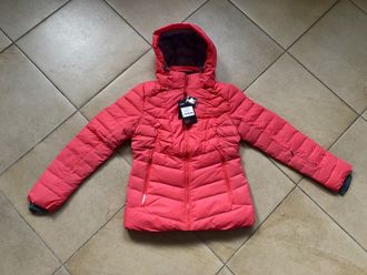 Теплая женская зимняя мембранная куртка High Experience цвет Light Red р. XL (48)