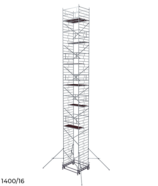 Вышка модульная алюминиевая 1400/16