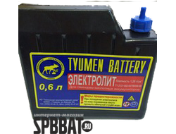 Электролит 0,6 л d=1,28 Tyumen Battery