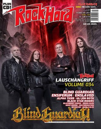 Rock Hard Magazine February 2015 Blind Guardian Cover, Немецкие журналы в России, Intpressshop