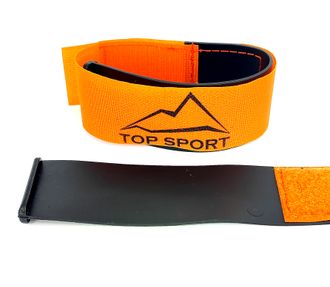 Липучки для горных лыж TopSport оранжевые