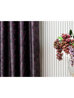 Samba, вискозная портьера с тропической темой узора