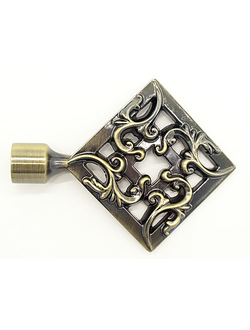 "Прага", парные наконечники для карниза. 16 мм