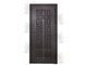 Входная дверь "ДИВА" МД-38 венге-беленый дуб ТРИ контура уплотнения