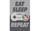 Постер Maxi Pyramid: Nintendo: Nintendo (Eat Sleep SNES Repeat)